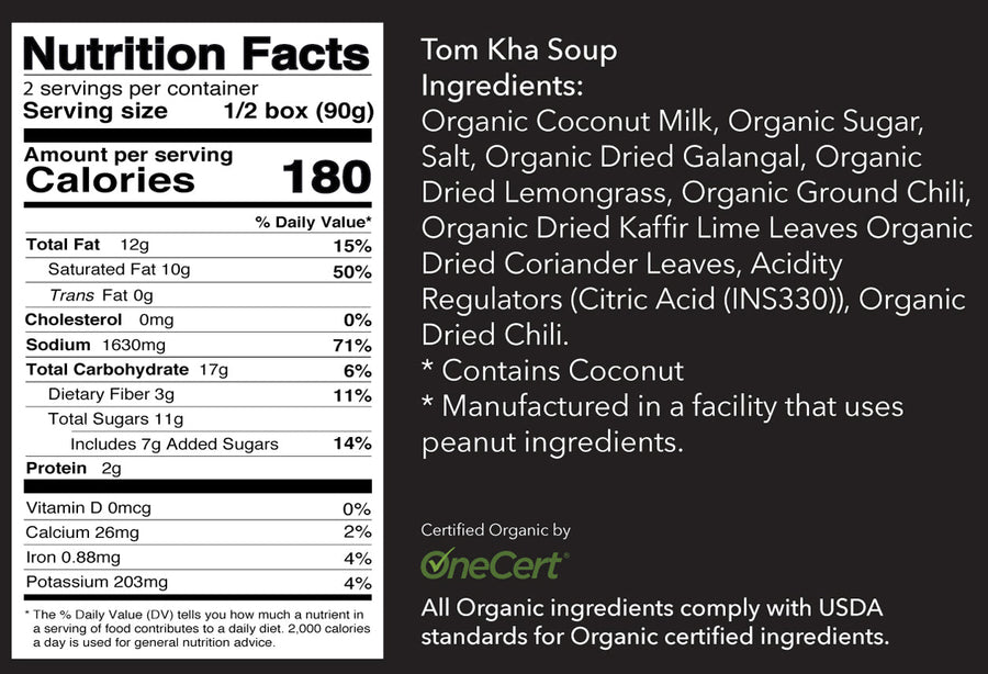 Thai for Two - Organic Tom Kha Soup